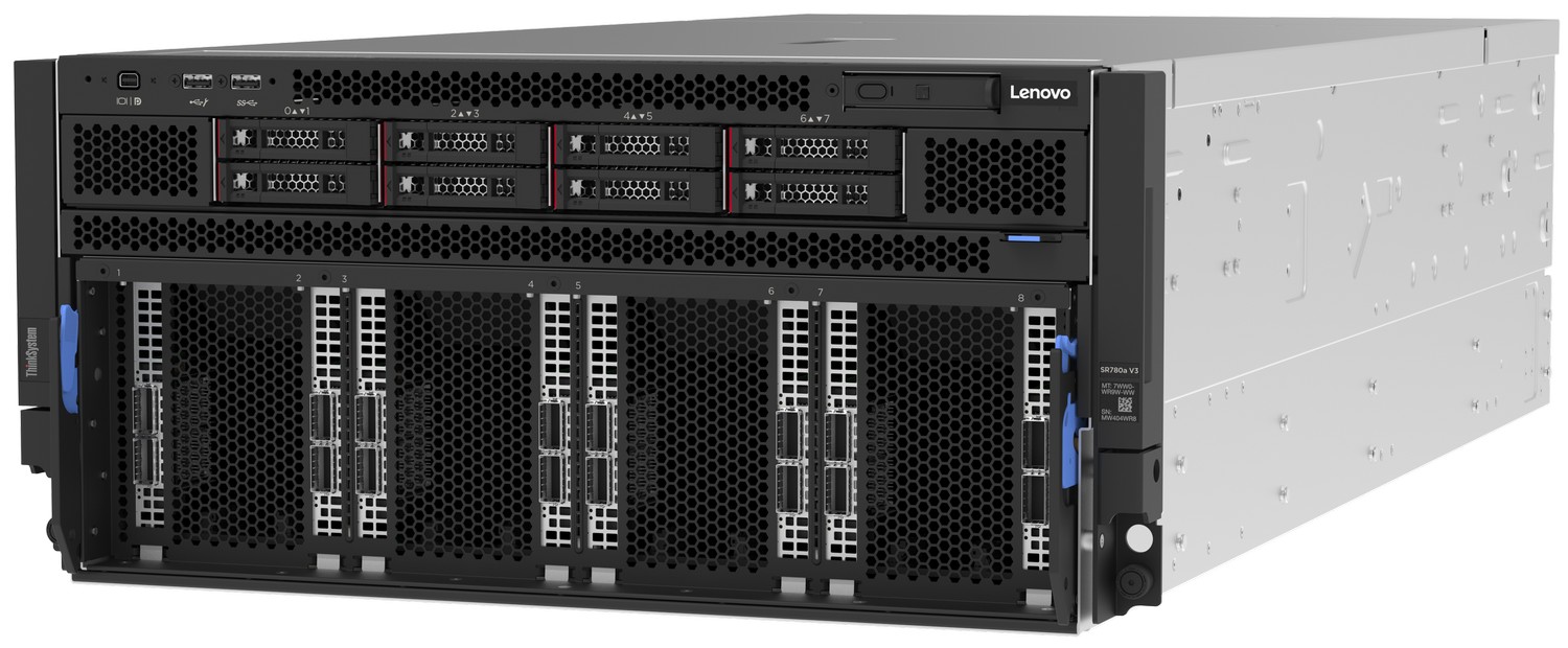 Lenovo ThinkSystem SR780a V3 — imagen oficial del fabricante