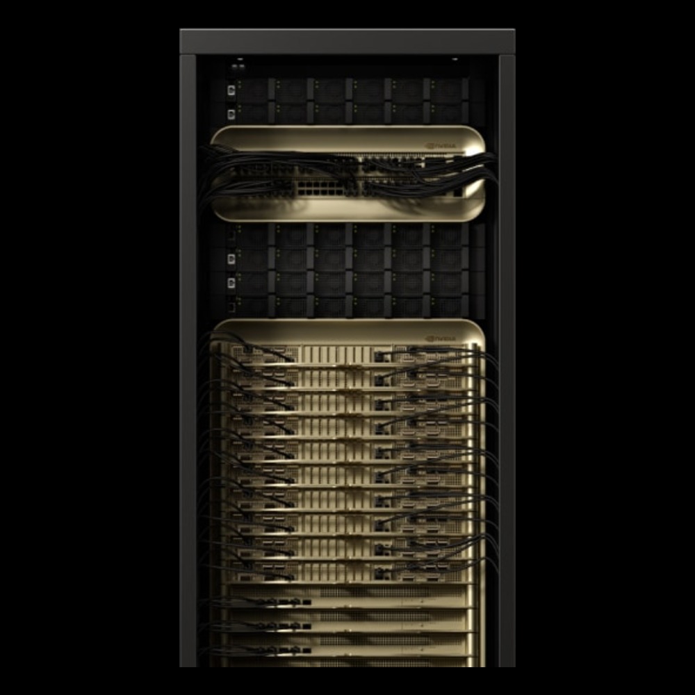 NVIDIA GB200 NVL72 — imagen oficial del fabricante